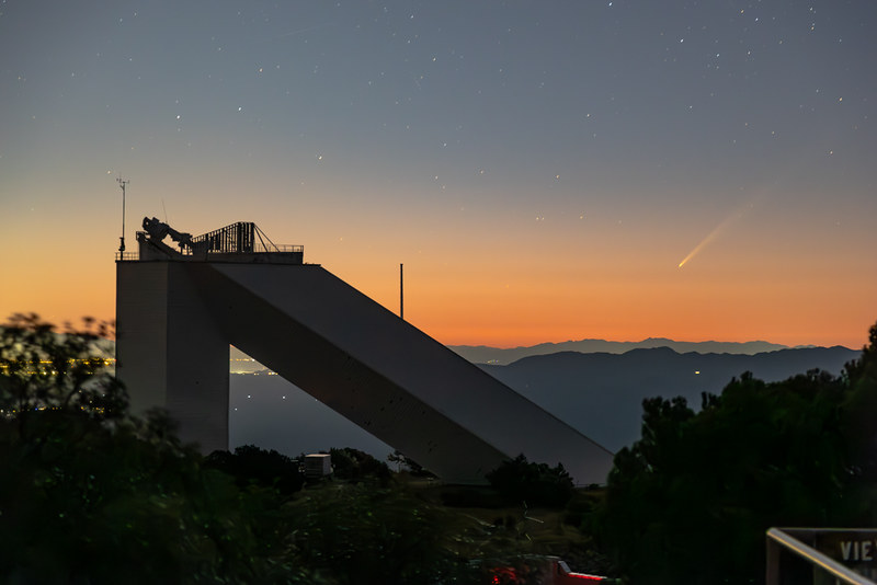 Comet vs solar scope