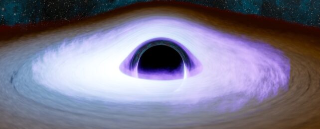 black hole corona illustration