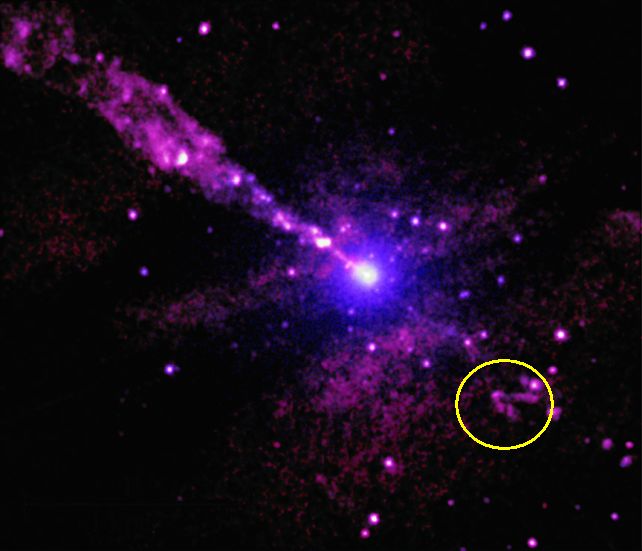 Weirdo Galaxy Centaurus A Has Blasted Something Mysterious With Its Supermassive Black Hole