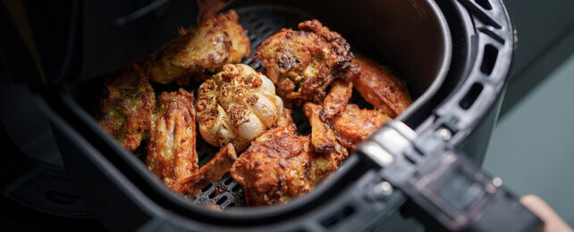 Air fried chicken