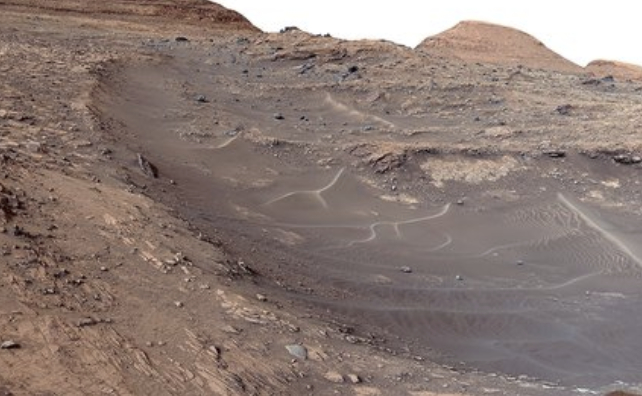 Curiosity 3D view of Gediz Valley channel