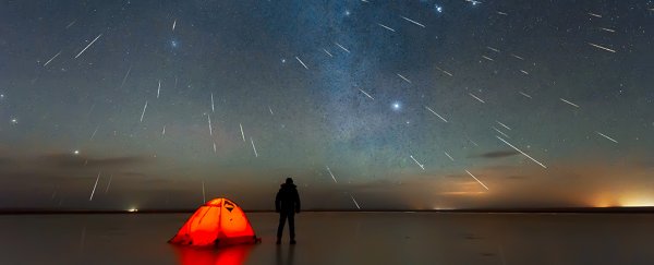 What are meteor showers?