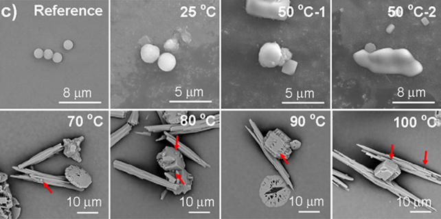 Plastic fragments